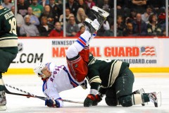 March 27 2012: New York Rangers
against
the Minnesota Wild at the Xcel Energy Center in St. Paul, Minn. The Rangers beat the Wild, 3-2.