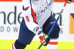 28 October 2010:  The Washington Capitals Alexander Ovechkin fires a shot from the point on a power play in the second period against the Minnesota Wild at the Xcel Energy Center in St. Paul, Minn. The Wild won, 2-1.