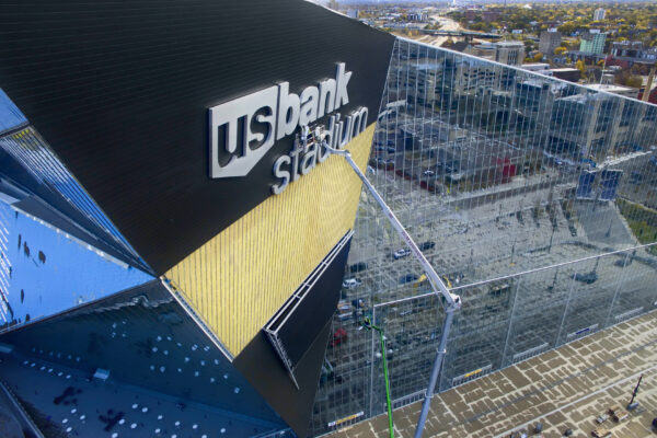 US Bank Stadium gets repaired by union workers